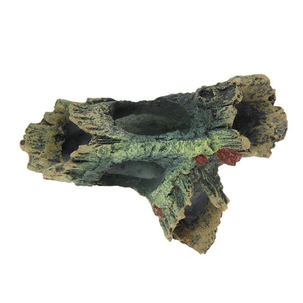 Aquarium Fish Low Maintenance - ไม้ตกแต่งตู้ปลาเรซินรูปตอไม้ใหม่ สร้างสภาพแวดล้อมธรรมชาติ เพิ่มความสวยงามให้ตู้ปลา ดูแลง่าย