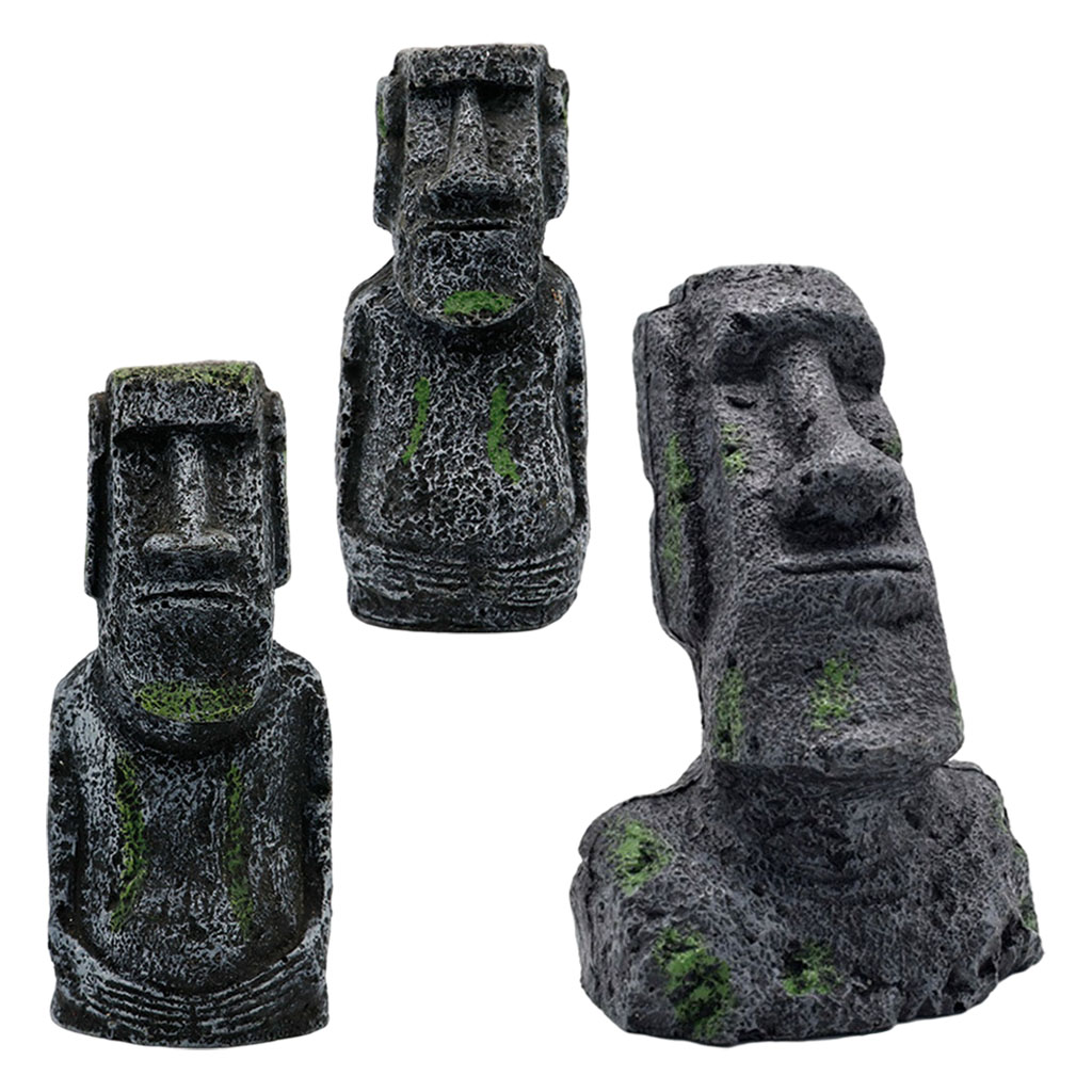 Aquarium Moai รูปปั้นเกาะอีสเต - Aquarium Fish Gallery บทวิจารณ์และราคา