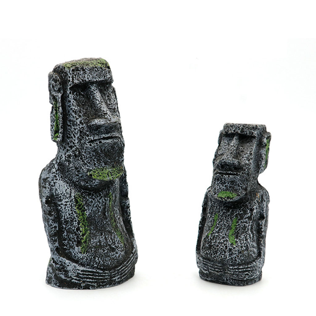 Aquarium Moai รูปปั้นเกาะอีสเต - Aquarium Fish Gallery บทวิจารณ์และราคา