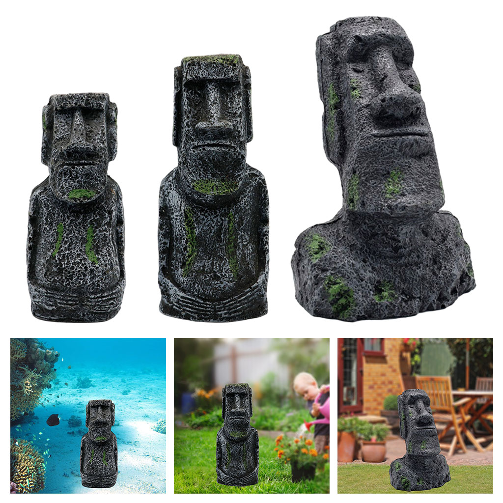 Aquarium Moai รูปปั้นเกาะอีสเต - Aquarium Fish Gallery บทวิจารณ์และราคา