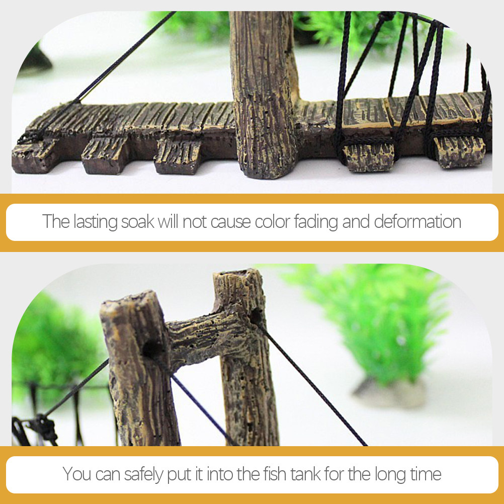 ของตกแต่งตู้ปลา สะพานเรซิน ของ - Aquarium Fish Bridge บทวิจารณ์และราคา