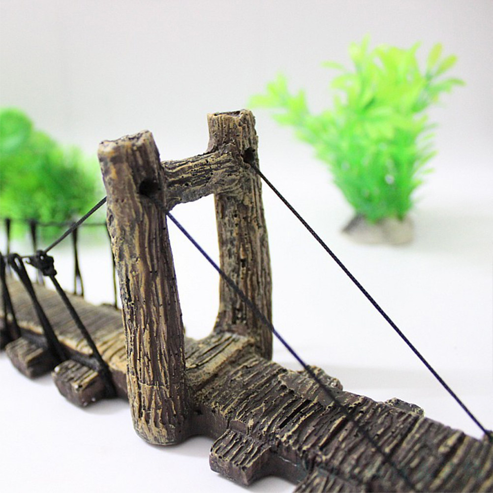 ของตกแต่งตู้ปลา สะพานเรซิน ของ - Aquarium Fish Bridge บทวิจารณ์และราคา
