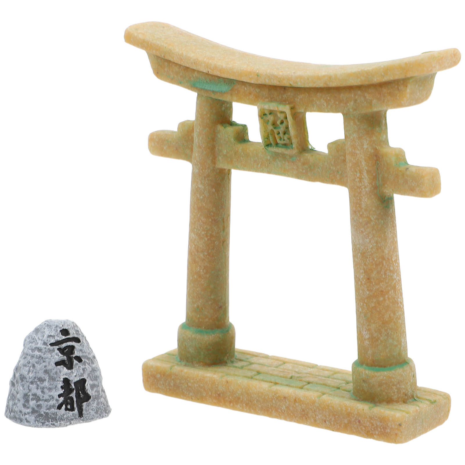 ประตูโทริอิญี่ปุ่น หินคิโยโตะ  - Aquarium Fish Japanese บทวิจารณ์และราคา