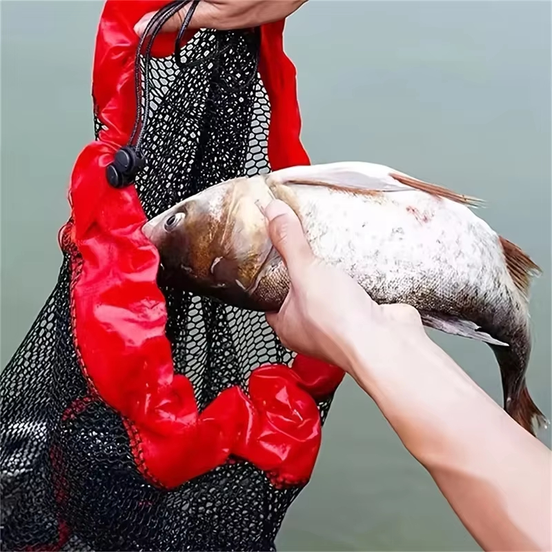 ถุงตาข่ายพับได้แบบพกพาสำหรับจั - Fish Net Handle บทวิจารณ์และราคา