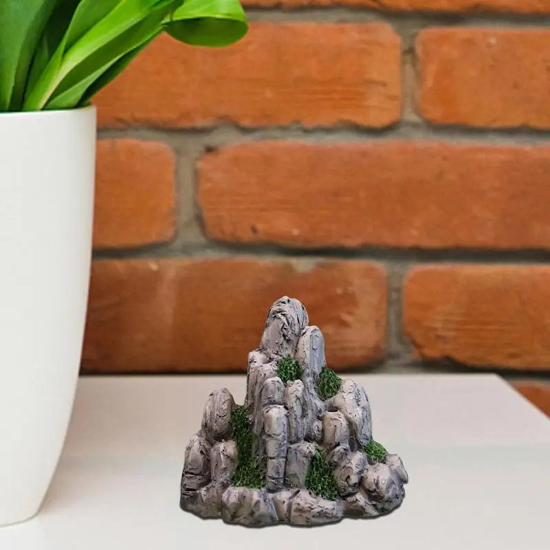 หินจำลองขนาดเล็ก 1 ชิ้น ของตกแ - Aquarium Decoration Rock บทวิจารณ์และราคา