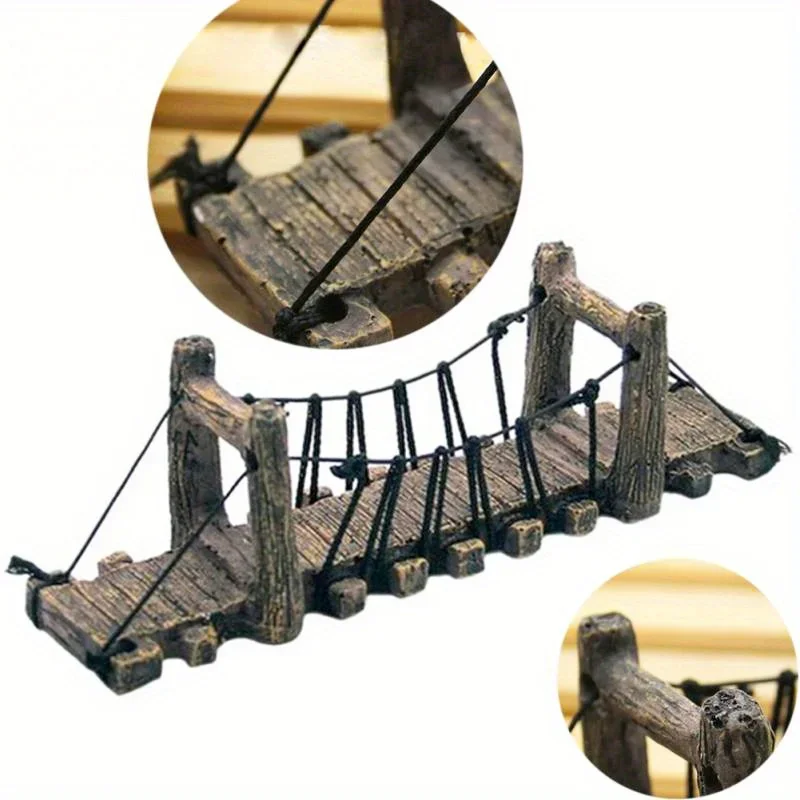 1 ชิ้น ของตกแต่งตู้ปลา บ้านพร้ - Aquarium Fish Bridge บทวิจารณ์และราคา