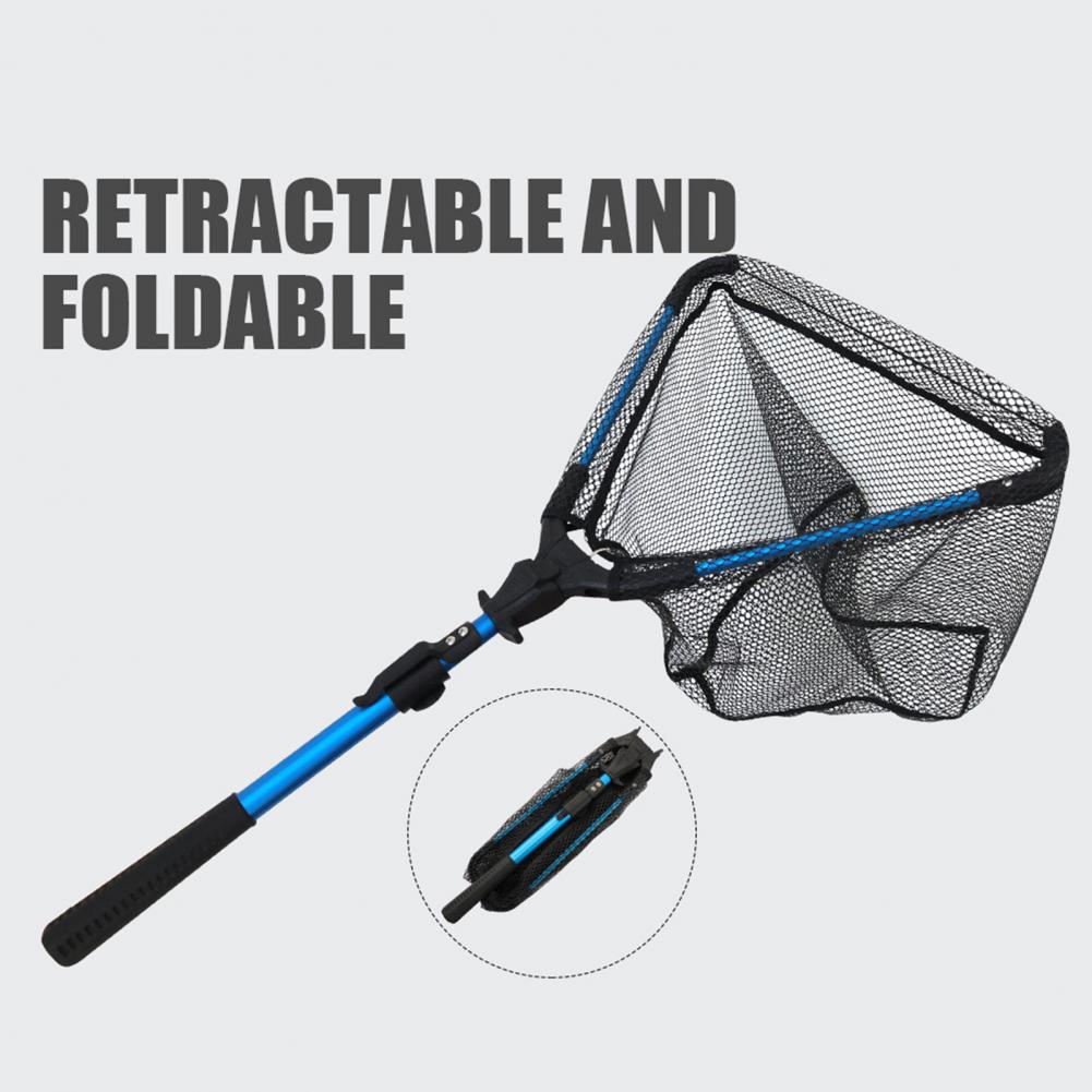 สวิงตักปลาแบบพกพา ด้ามจับอะลูม - Fish Net Handle บทวิจารณ์และราคา