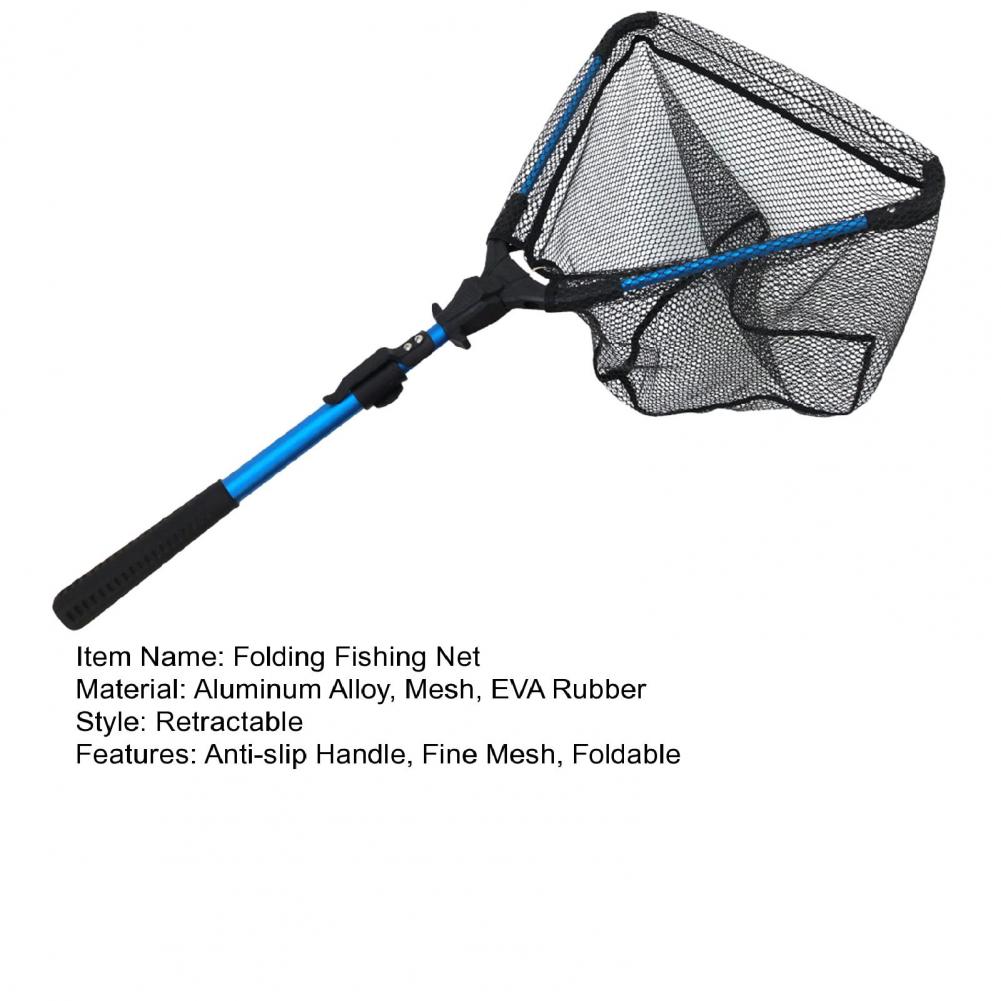 สวิงตักปลาแบบพกพา ด้ามจับอะลูม - Fish Net Handle บทวิจารณ์และราคา