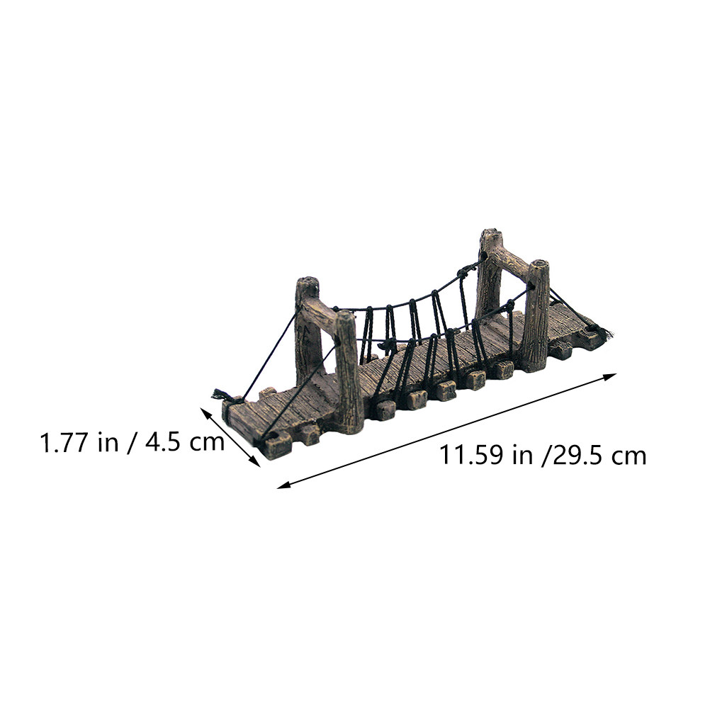 1 ชิ้น สะพานตกแต่งตู้ปลา สะพาน - Aquarium Fish Bridge บทวิจารณ์และราคา