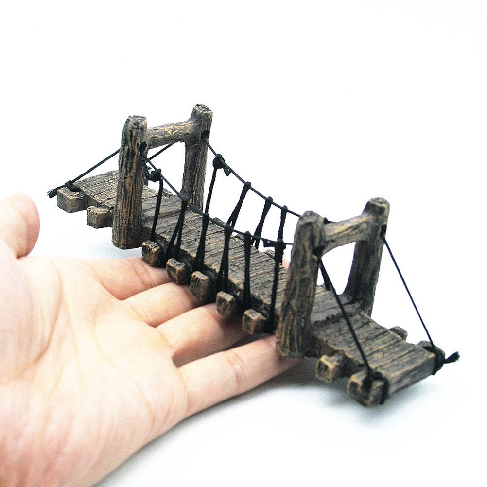 1 ชิ้น สะพานตกแต่งตู้ปลา สะพาน - Aquarium Fish Bridge บทวิจารณ์และราคา
