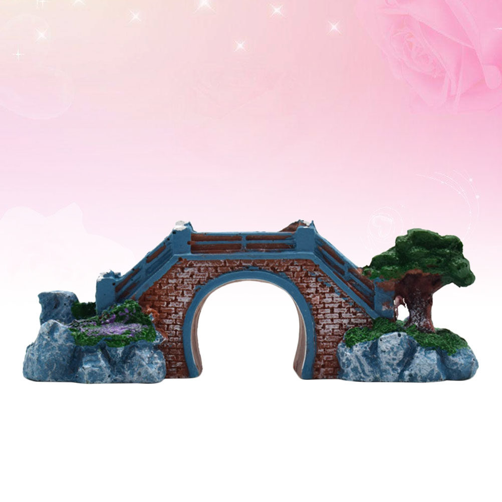 สะพานเรซิ่นตกแต่งตู้ปลา ของตกแ - Aquarium Fish Bridge บทวิจารณ์และราคา