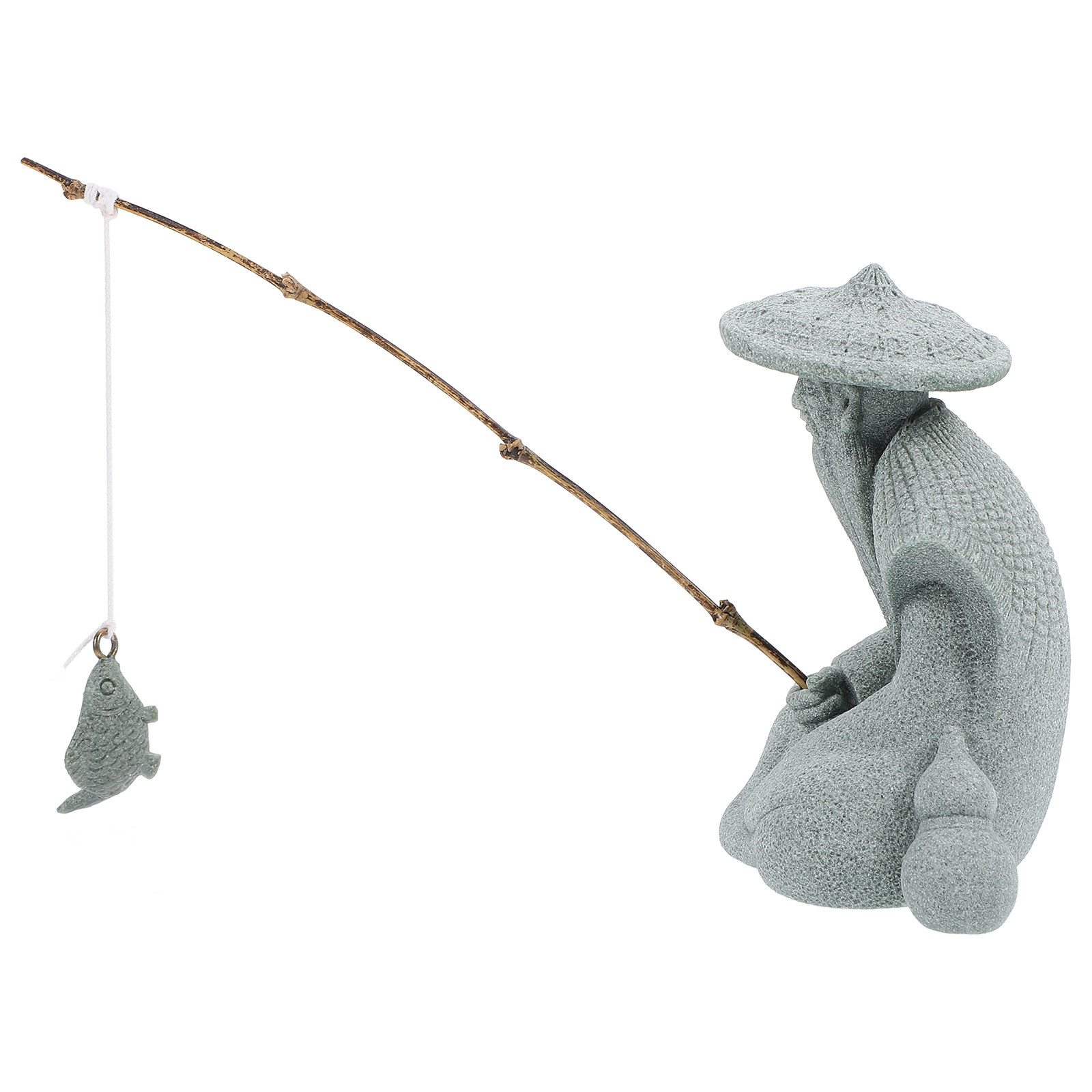 รูปปั้นชาวประมงเรซิ่นรายละเอีย - Aquarium Fish Japanese บทวิจารณ์และราคา