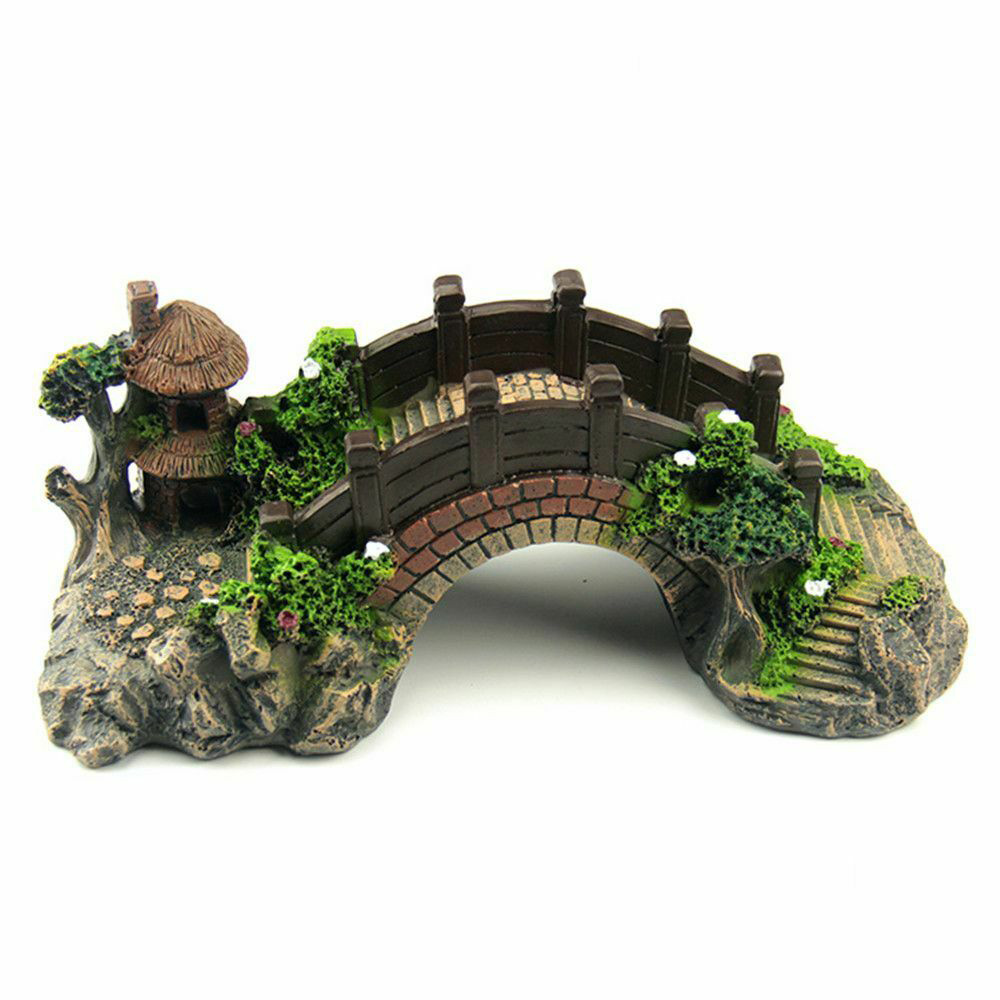 ต้นไม้ประดับ ต้นไม้จำลอง อุปกร - Aquarium Fish Bridge บทวิจารณ์และราคา