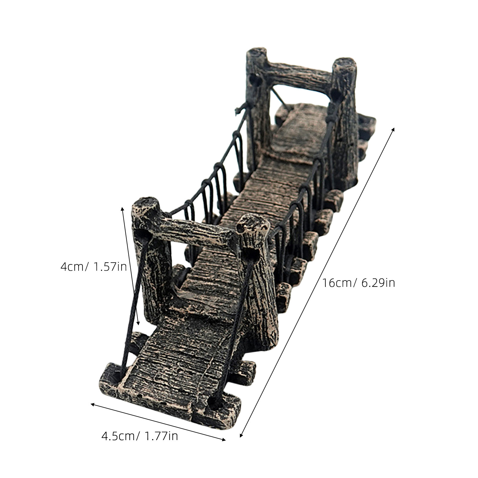 สะพานตกแต่งตู้ปลาเรซินไม่ซีดจา - Aquarium Fish Bridge บทวิจารณ์และราคา