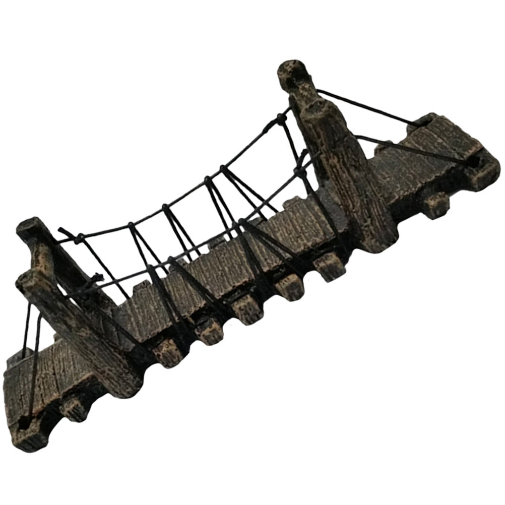 สะพานตกแต่งตู้ปลาเรซินไม่ซีดจา - Aquarium Fish Bridge บทวิจารณ์และราคา