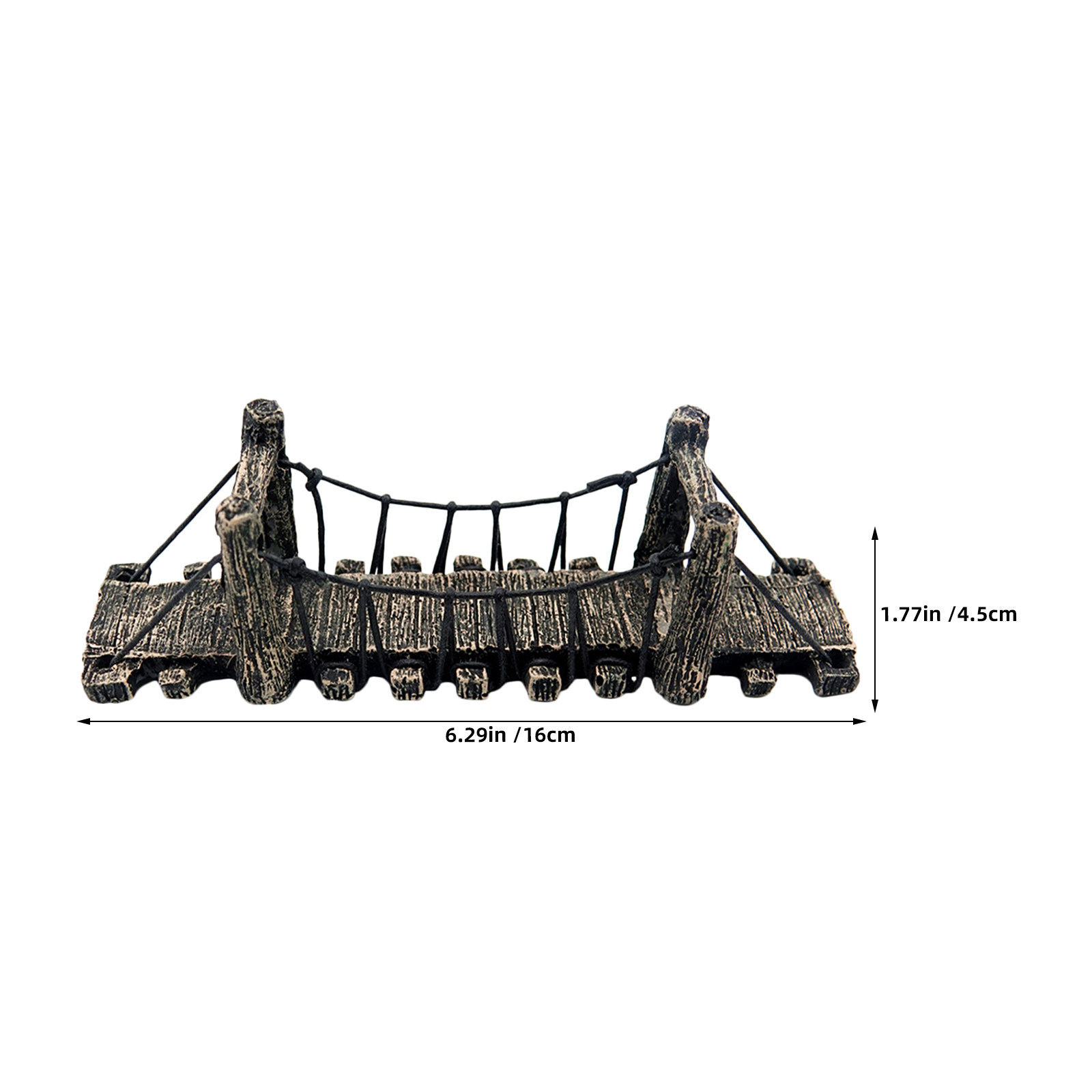 2 ชิ้น อุปกรณ์ตกแต่งสวนและตู้ป - Aquarium Fish Bridge บทวิจารณ์และราคา