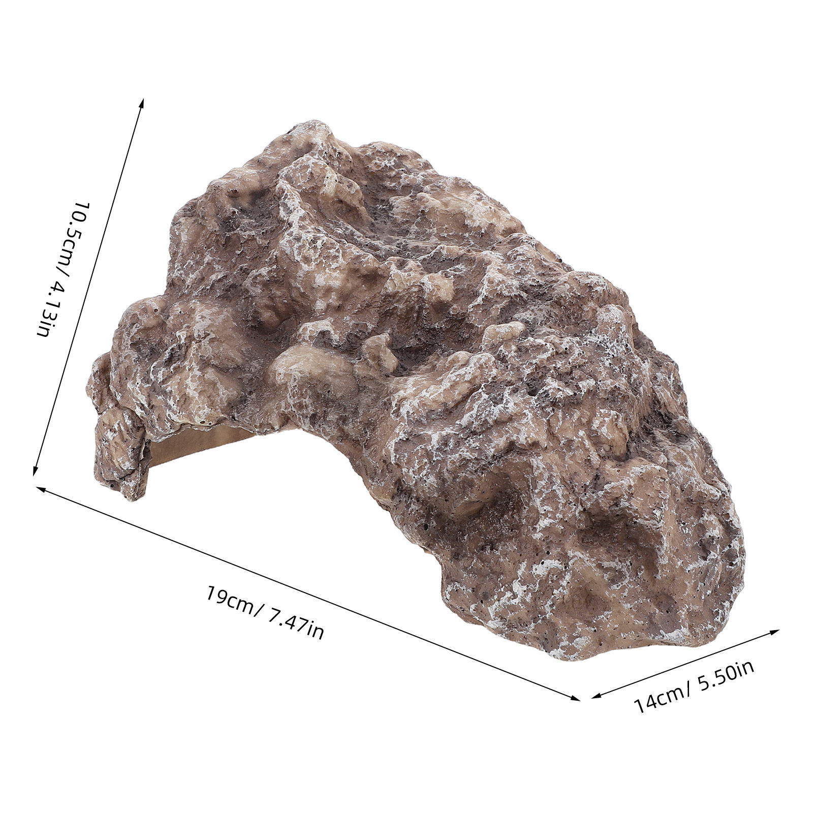 ถ้ำซ่อนตัวสำหรับสัตว์เลื้อยคลา - Aquarium Decoration Rock บทวิจารณ์และราคา