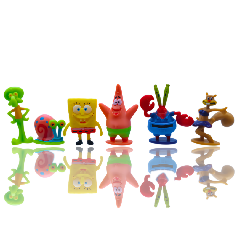 ของตกแต่งตู้ปลาสpongebob 6 ชิ้ - Aquarium Fish Gallery บทวิจารณ์และราคา