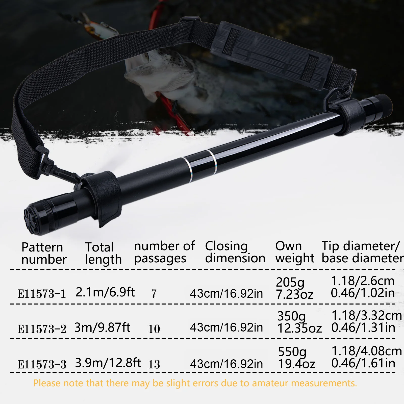 Goture แบบพกพาตกปลาสุทธิ POLE  - Fish Net Handle บทวิจารณ์และราคา