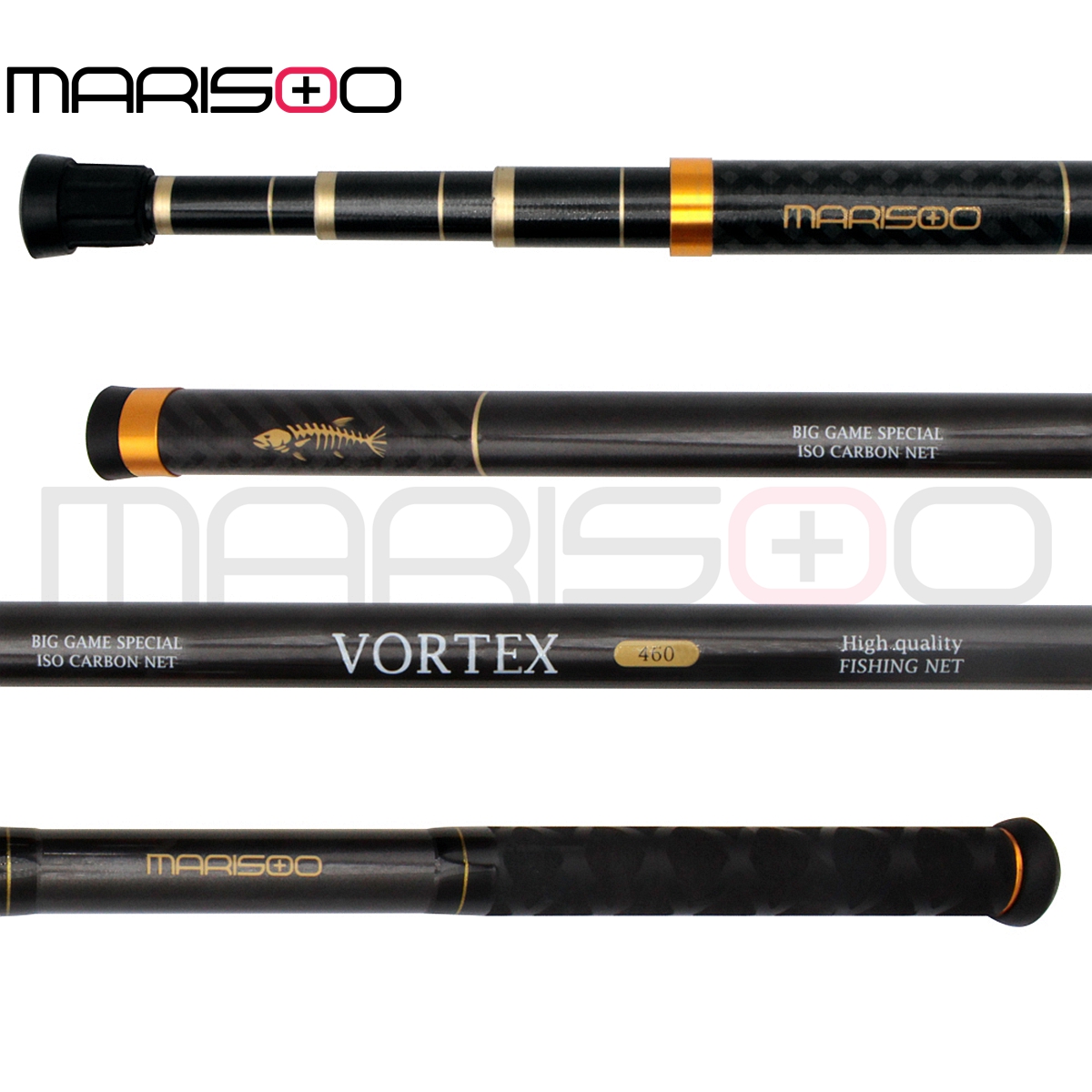 MARISOO VORTEX ด้ามจับตาข่ายตก - Fish Net Handle บทวิจารณ์และราคา