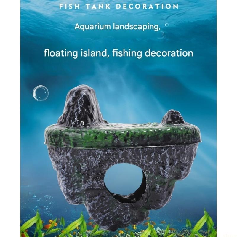 QX2E เกาะลอยเครื่องประดับพิพิธ - Aquarium Decoration Rock บทวิจารณ์และราคา