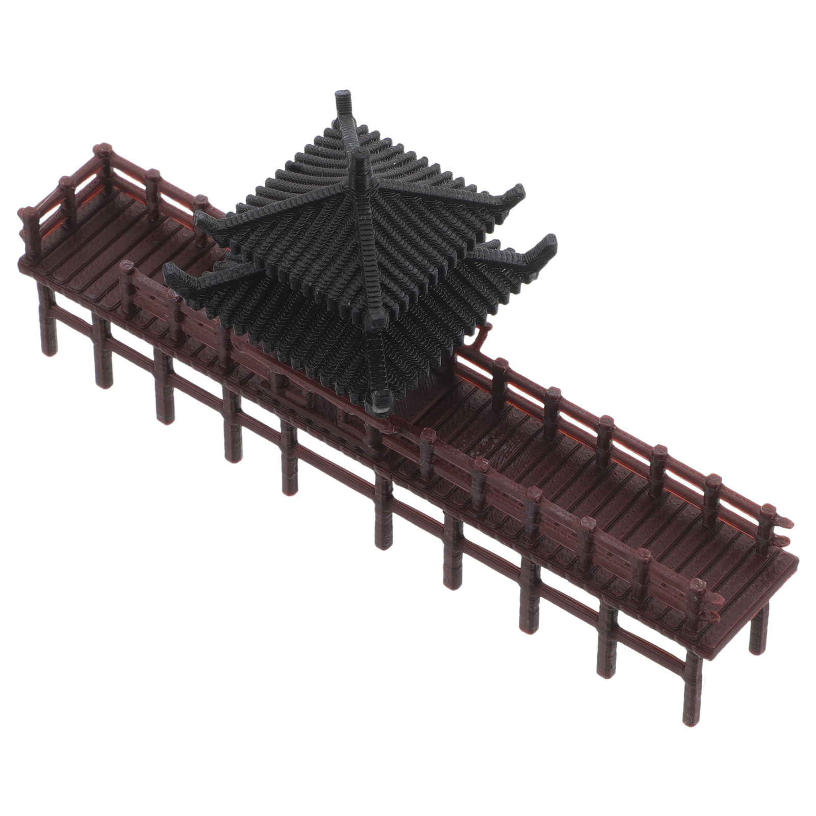สะพานศาลาจีนขนาดเล็กสำหรับตกแต - Aquarium Fish Bridge บทวิจารณ์และราคา