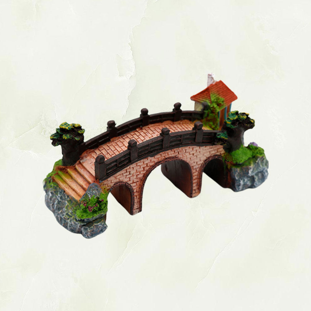 สะพานตกแต่งตู้ปลาแบบ 3 รู ทำจา - Aquarium Fish Bridge บทวิจารณ์และราคา